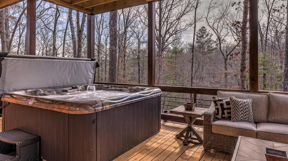 Luxe Mountain Retreat Villa Blue Ridge Buitenkant foto