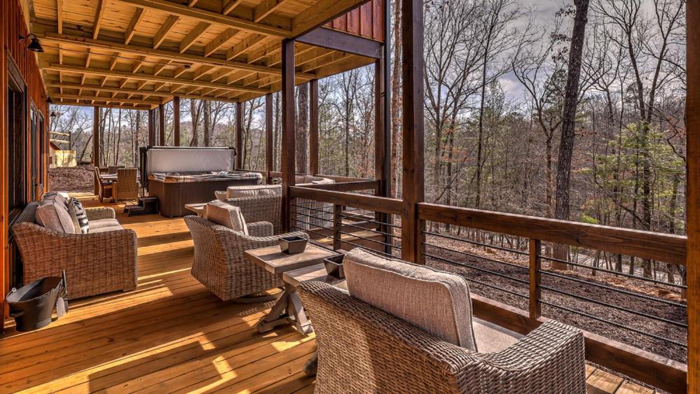 Luxe Mountain Retreat Villa Blue Ridge Buitenkant foto