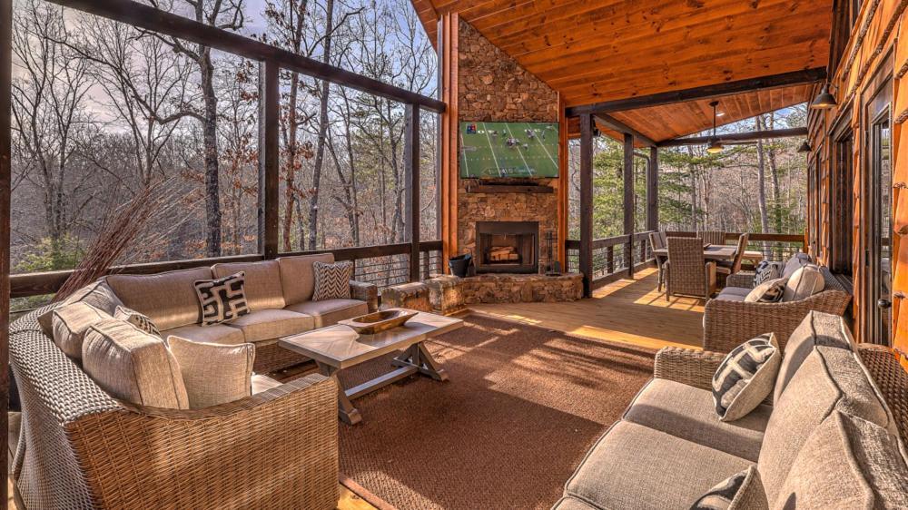 Luxe Mountain Retreat Villa Blue Ridge Buitenkant foto