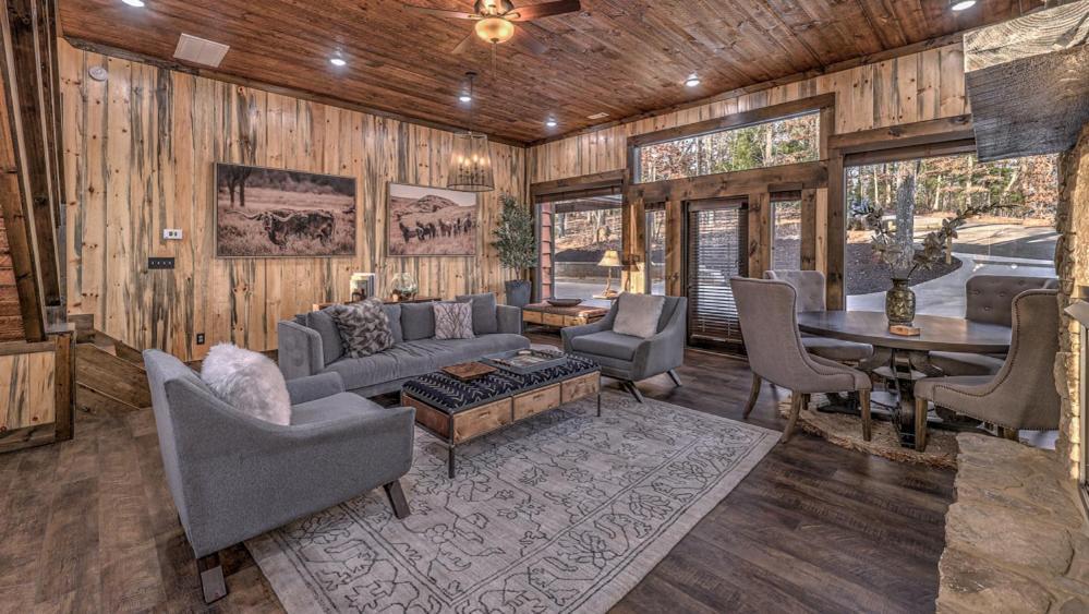Luxe Mountain Retreat Villa Blue Ridge Buitenkant foto