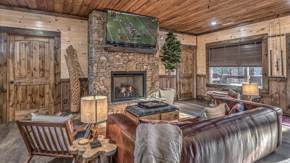 Luxe Mountain Retreat Villa Blue Ridge Buitenkant foto