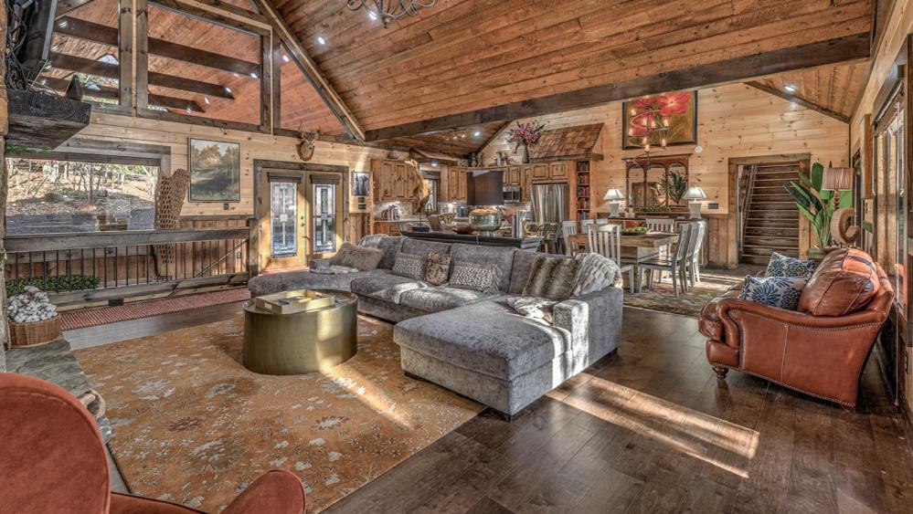 Luxe Mountain Retreat Villa Blue Ridge Buitenkant foto