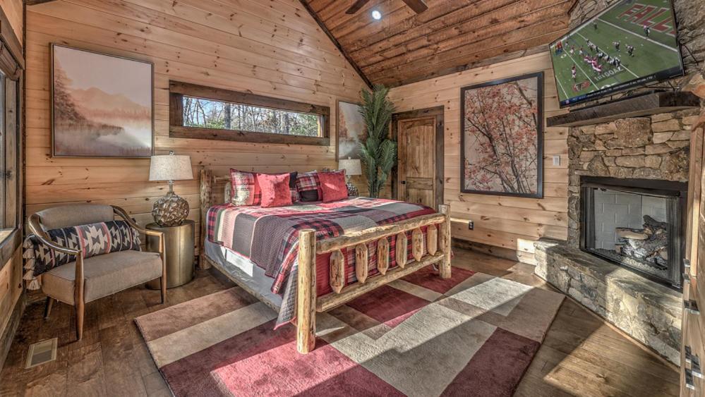 Luxe Mountain Retreat Villa Blue Ridge Buitenkant foto