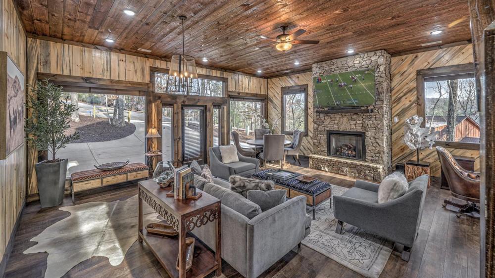 Luxe Mountain Retreat Villa Blue Ridge Buitenkant foto