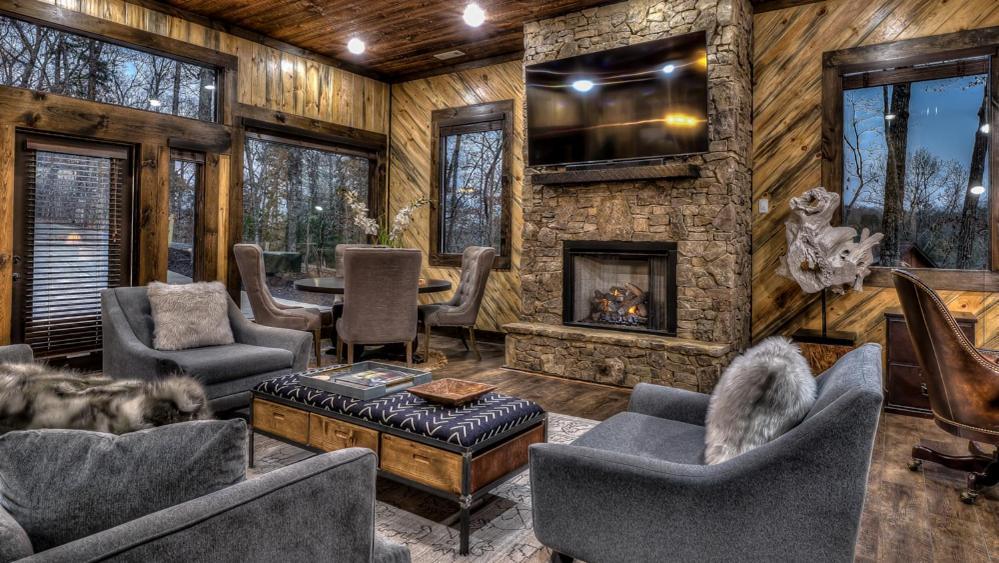 Luxe Mountain Retreat Villa Blue Ridge Buitenkant foto